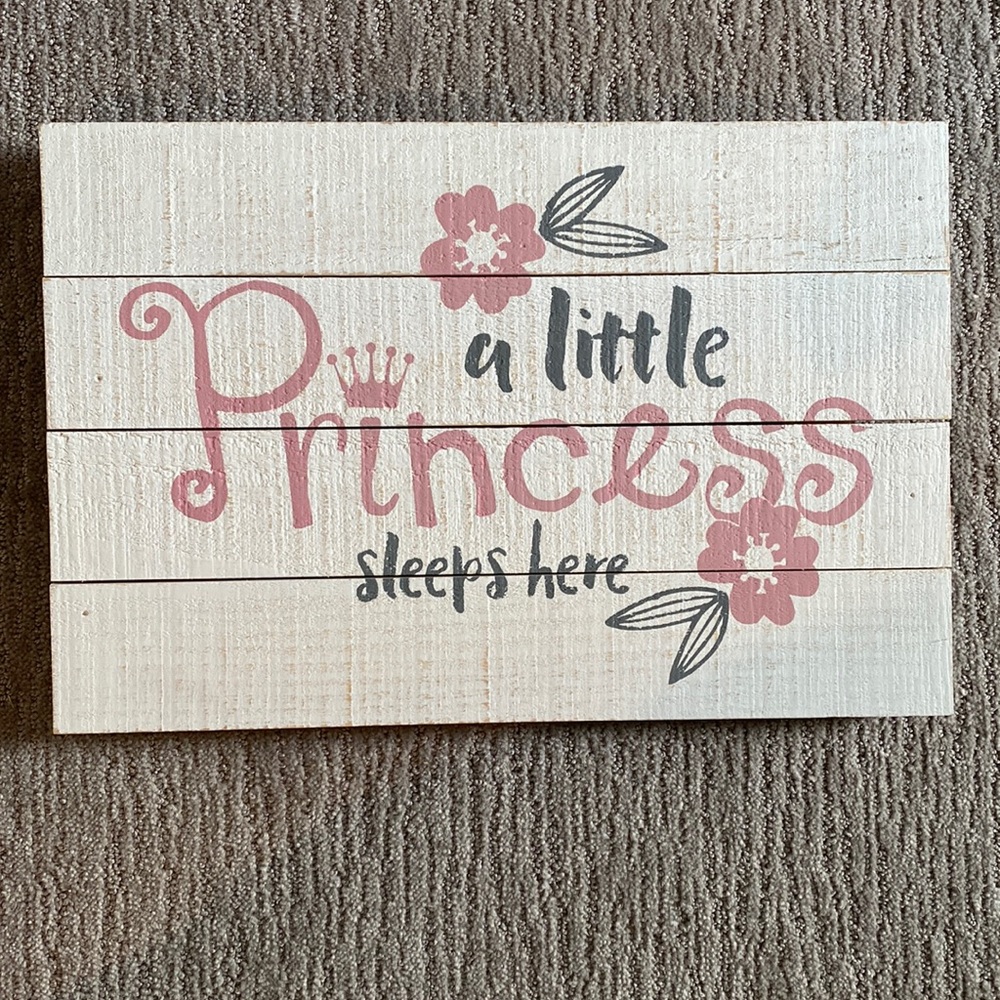 Painted Sign for Nursery of Little ones Room